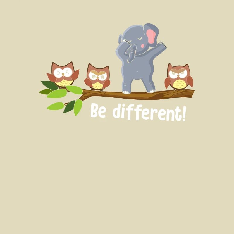 Be Different Dabbing Elefant