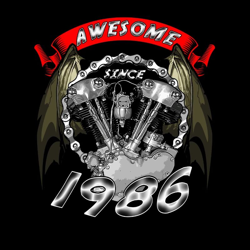 Awesome since 1986, Biker Geburtstag