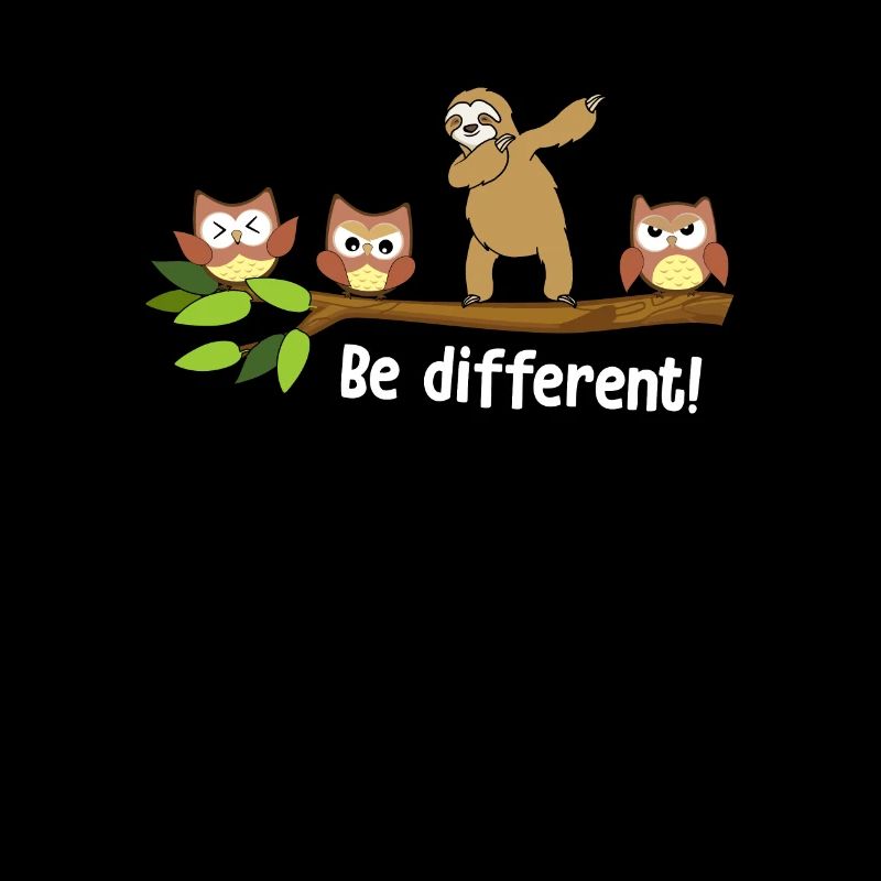 Be Different Dabbing Sloth