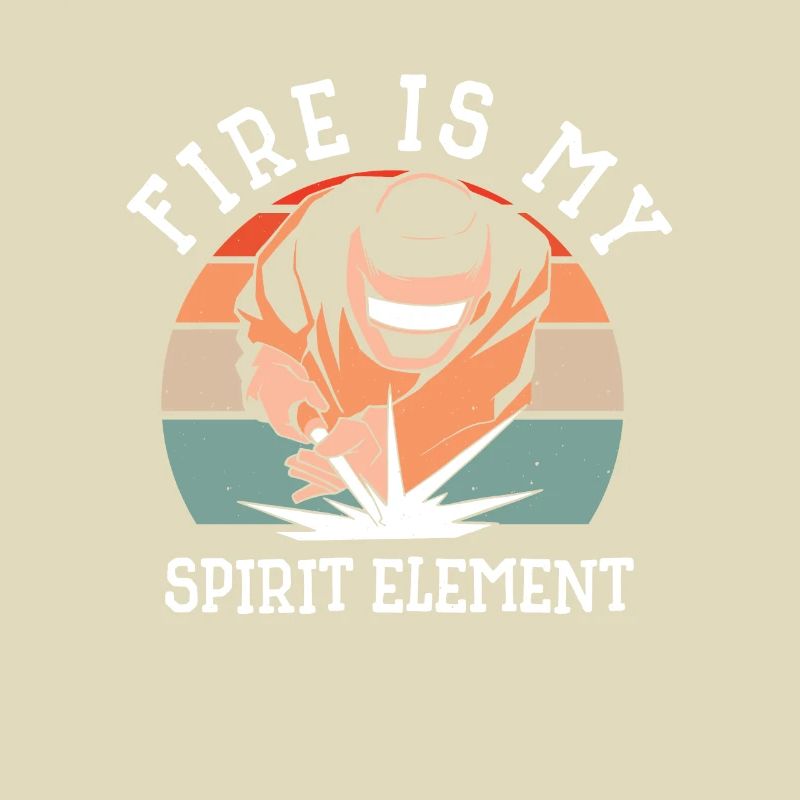 Welding Fire Spirit Element Metalworker Blacksmith