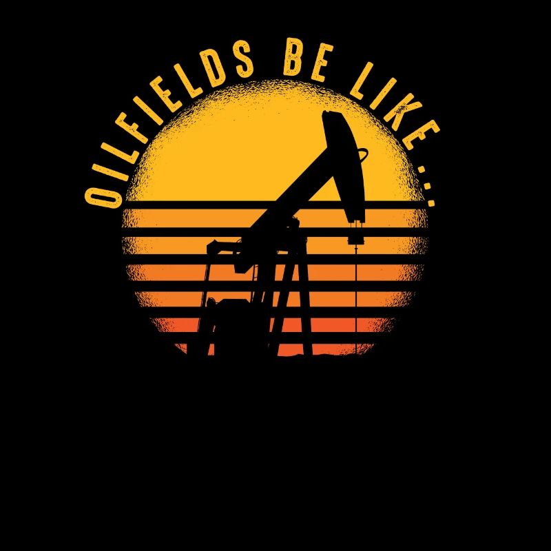 Ölfeld Bohrinsel