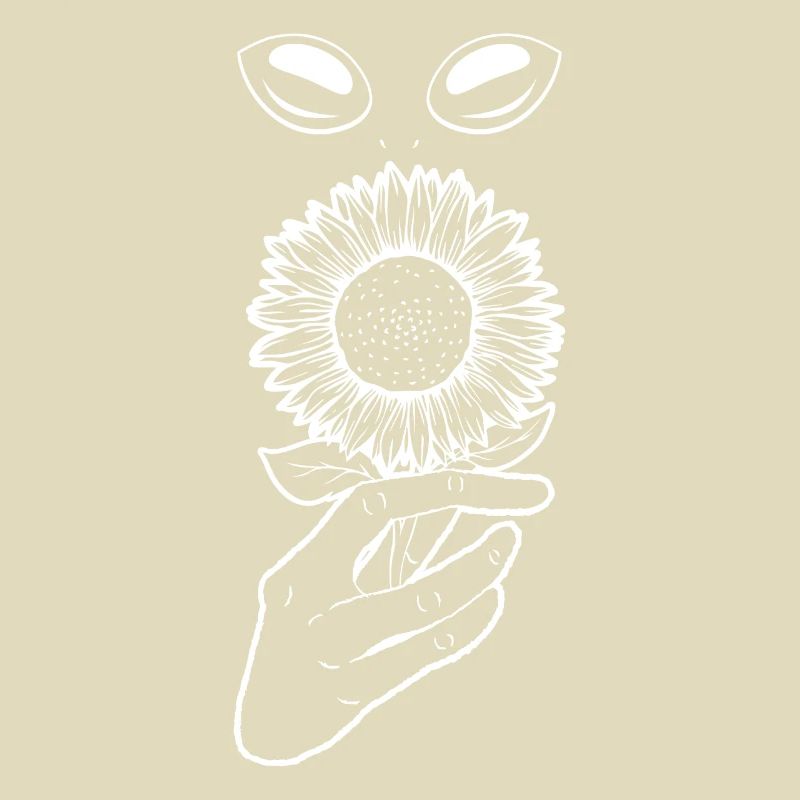 Cryptidcore Esthétique Cryptid Alien Sunflower
