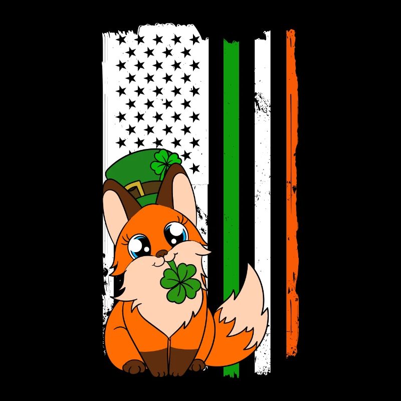 Mignon trèfle renard Saint-Patrick
