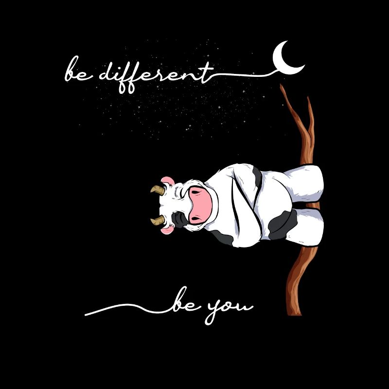 Funny Be Different Cow