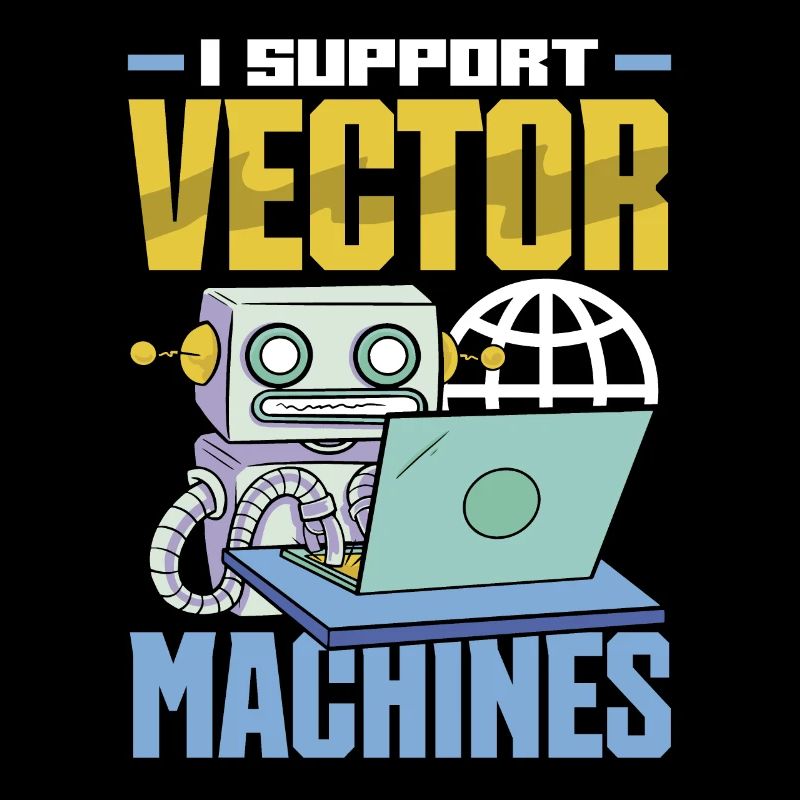 Je soutiens Vector Machines Retro Data Science
