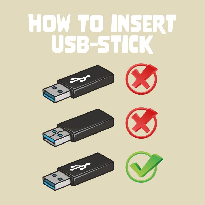 How To Insert USB Stick Funny Programmer Meme