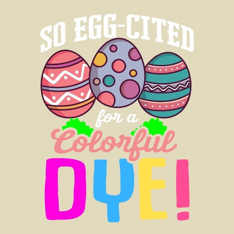 Easter Colorful Egg Dye Rabbit Egg Hunt