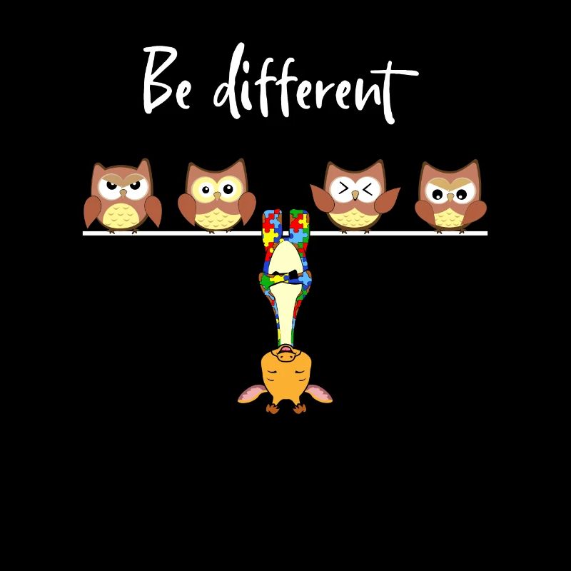Be Different Giraffe Puzzle Autismus