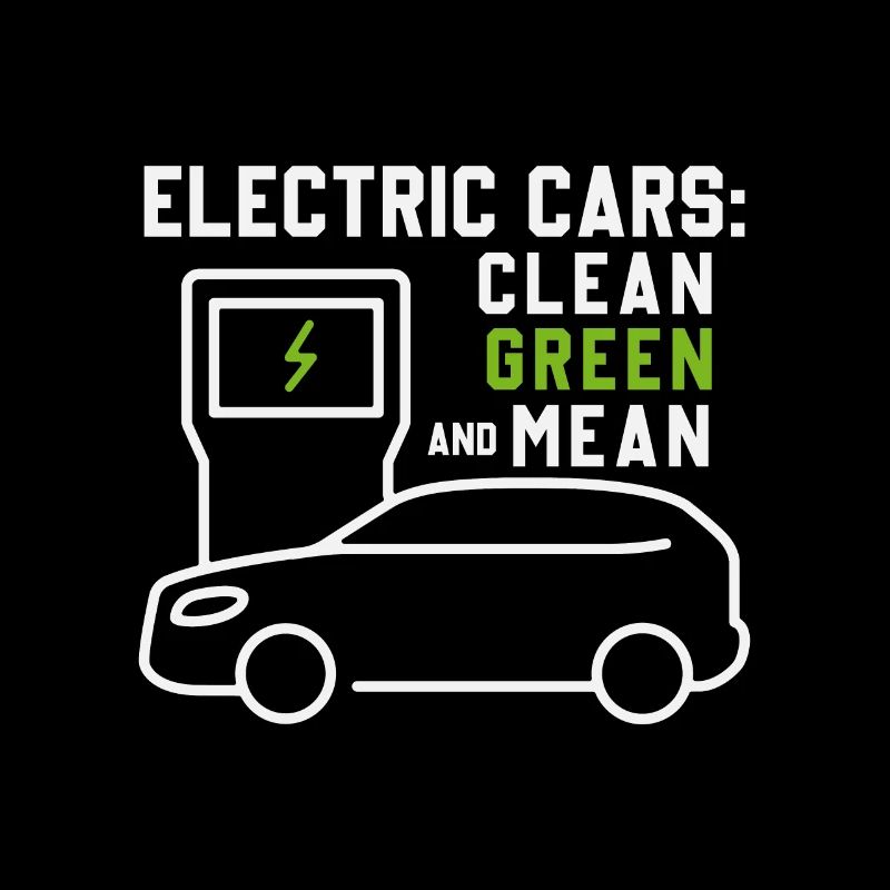 Véhicules électriques voitures électriques vert propre