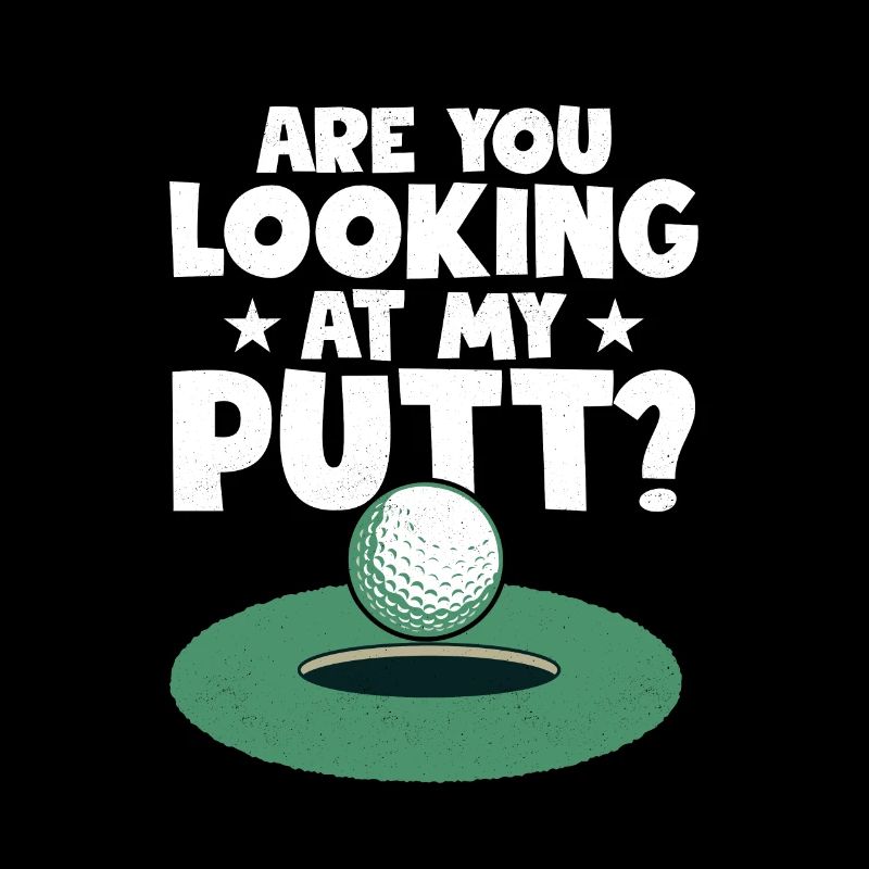 Regardez-vous mon putt? Golfing Golf