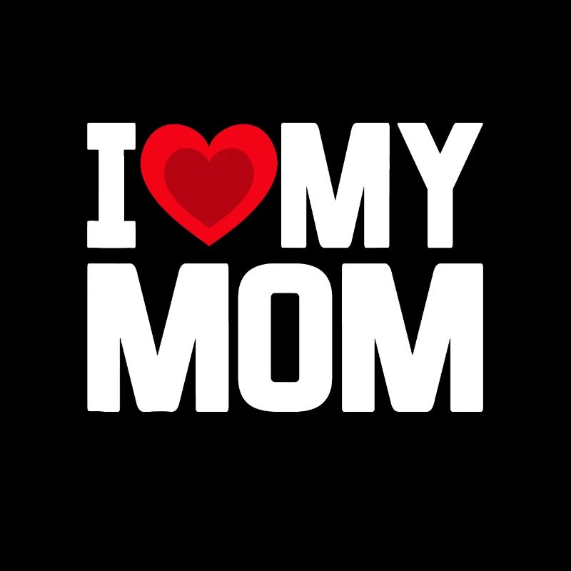 Ich Herz Meine Mutter Liebe Meine Mutter Glückliche Mutter