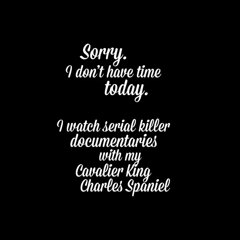 Je regarde des documentaires avec mon Cavalier