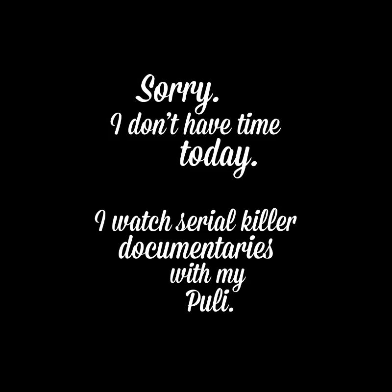 Je regarde des documentaires avec mon Puli