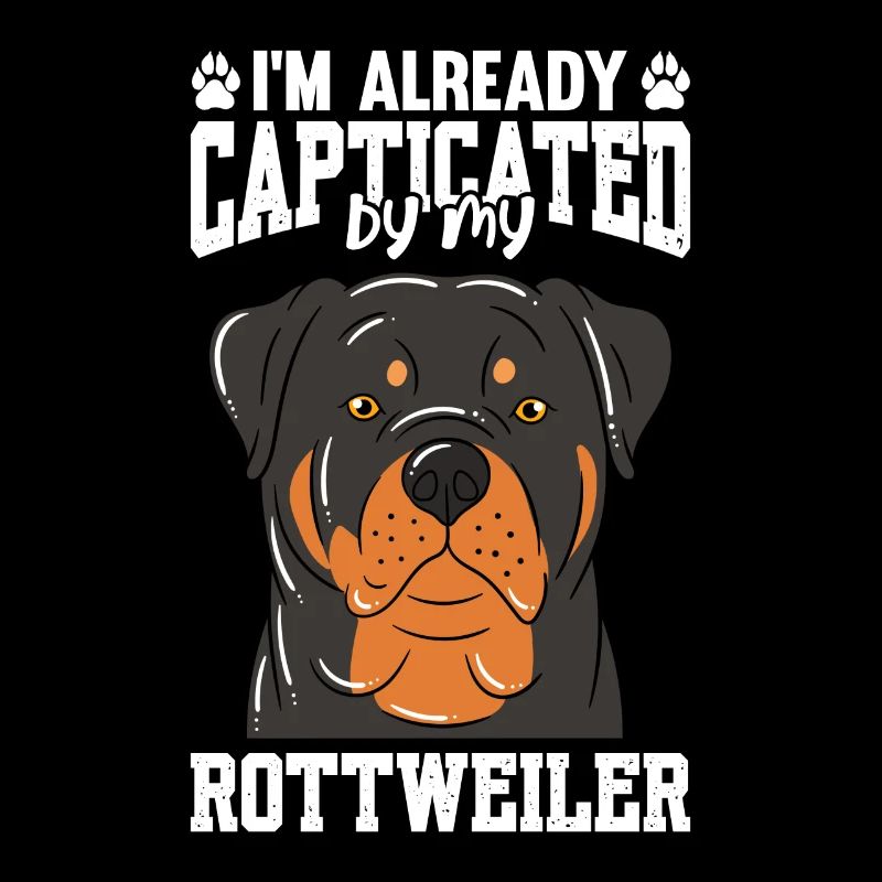 Je suis déjà captivé par mon rottweiler