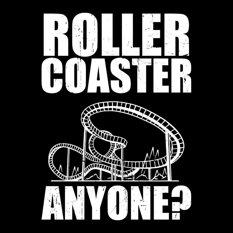 Amusement Park Roller Coaster Anyone Theme Park Va
