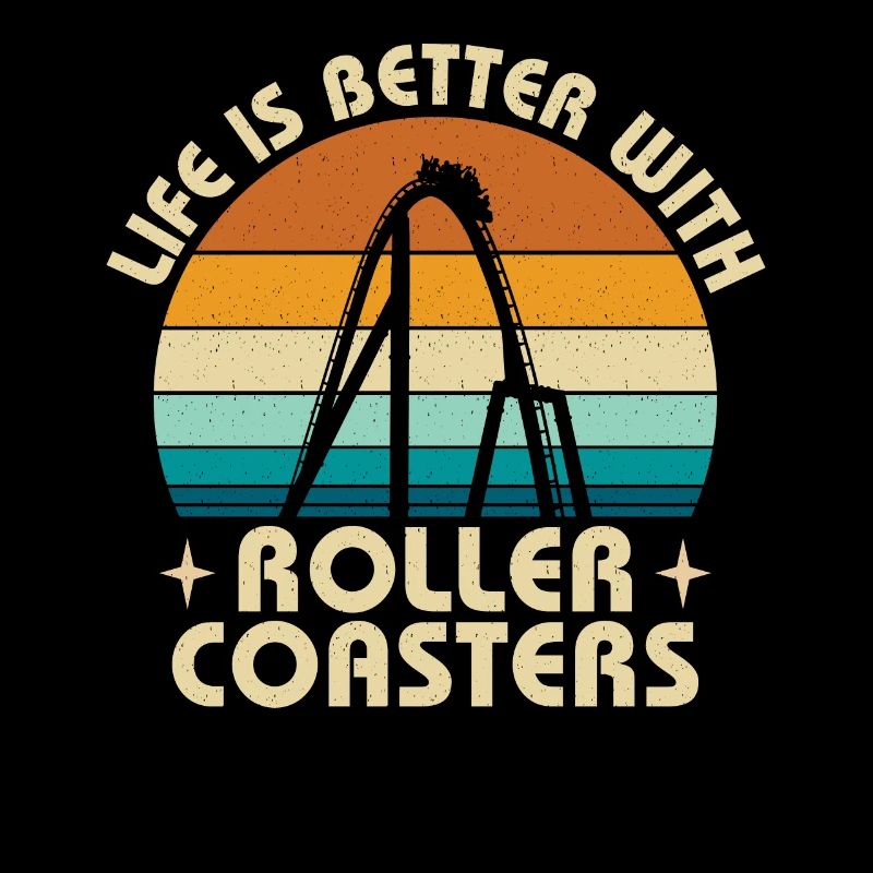 Theme Park Vacation Life Is Better With Roller Coa