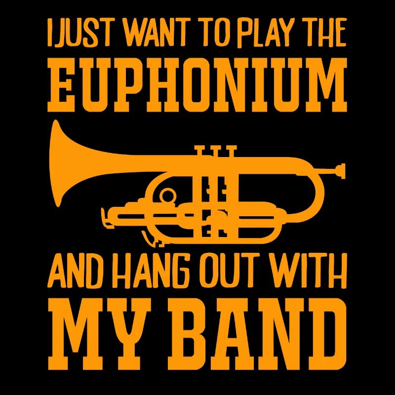 Playing Euphonium - Baritone Tuba Brass Jazz