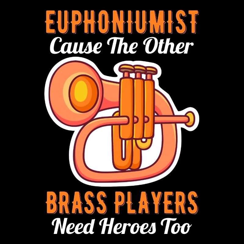 Playing Euphonium - Baritone Tuba Brass Jazz