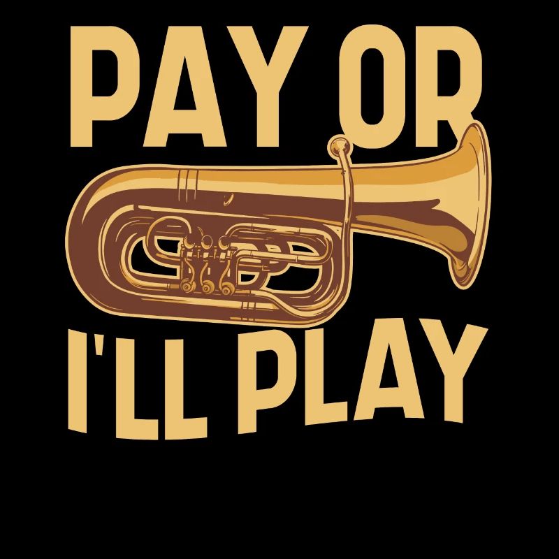 Playing Euphonium - Baritone Tuba Brass Jazz