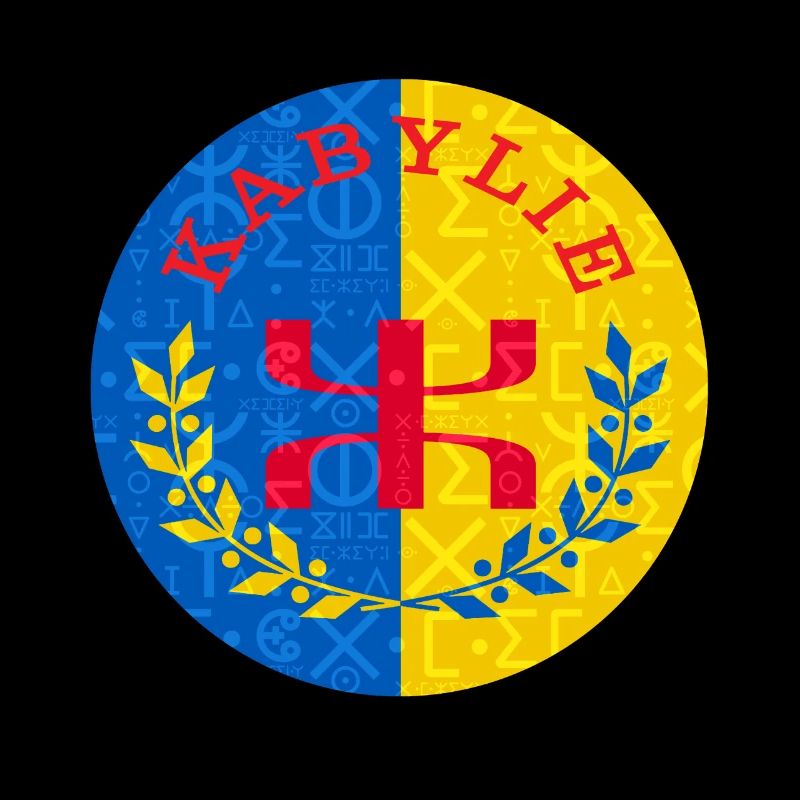 Kabylie flag - Tifinagh script