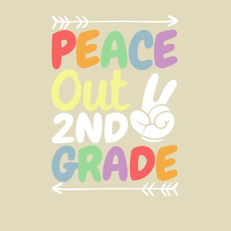 Peace Out 2nd Grade Second Graduation Last Day
