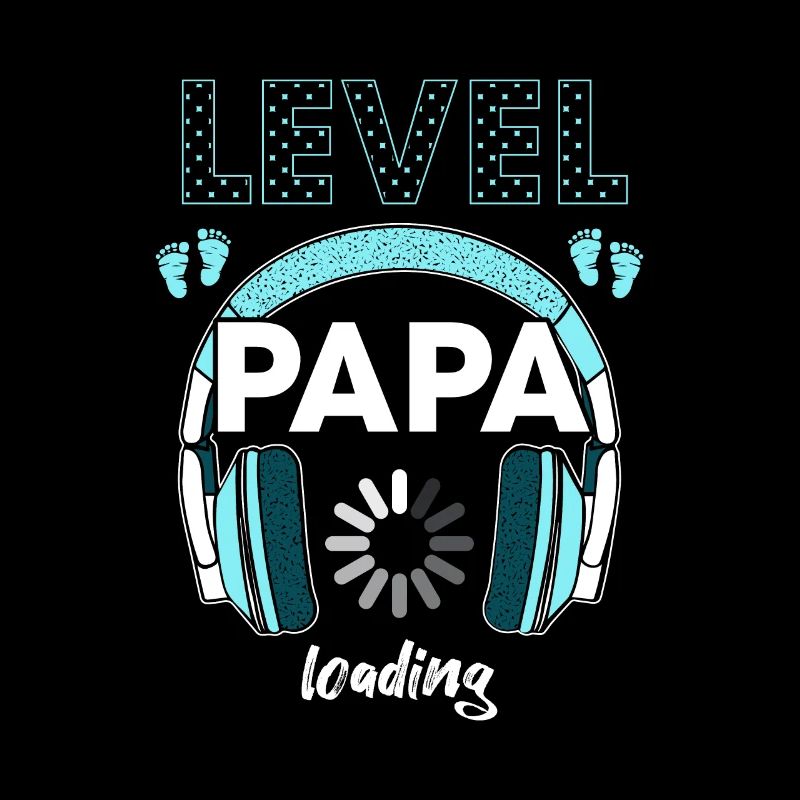 Level PAPA Loading Gamer Werdender Gamer Papa