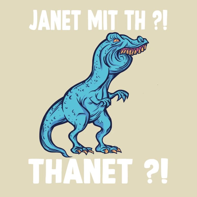 Janet oder Janeth T-Rex Überbiss Dinosaurier Meme