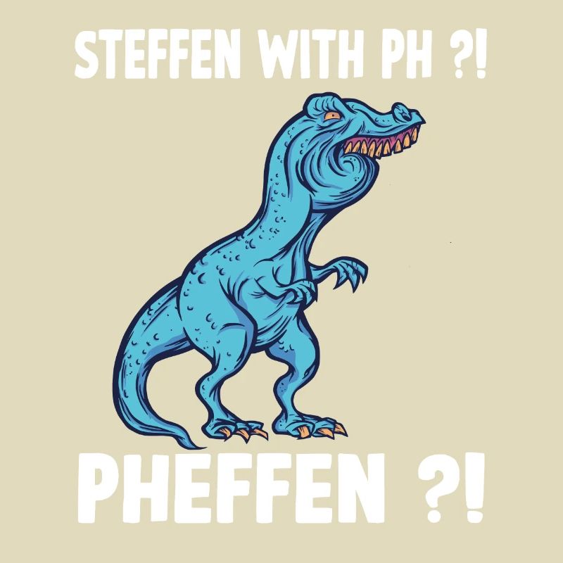 TRex Meme Dinosaur with overbite Steffen with ph S
