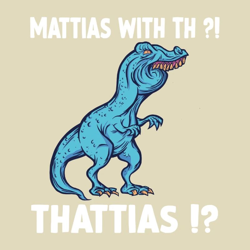 Matthias avec Kenneth T-Rex Dinosaur Meme