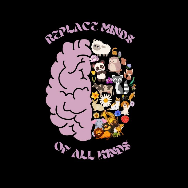 Replace minds of all kinds funny tees