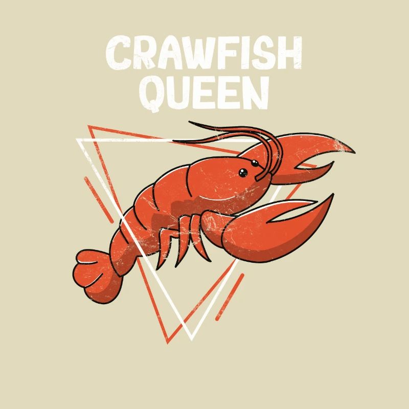 Crawfish Queen Cajun Crawfish Boil Love Crayfish