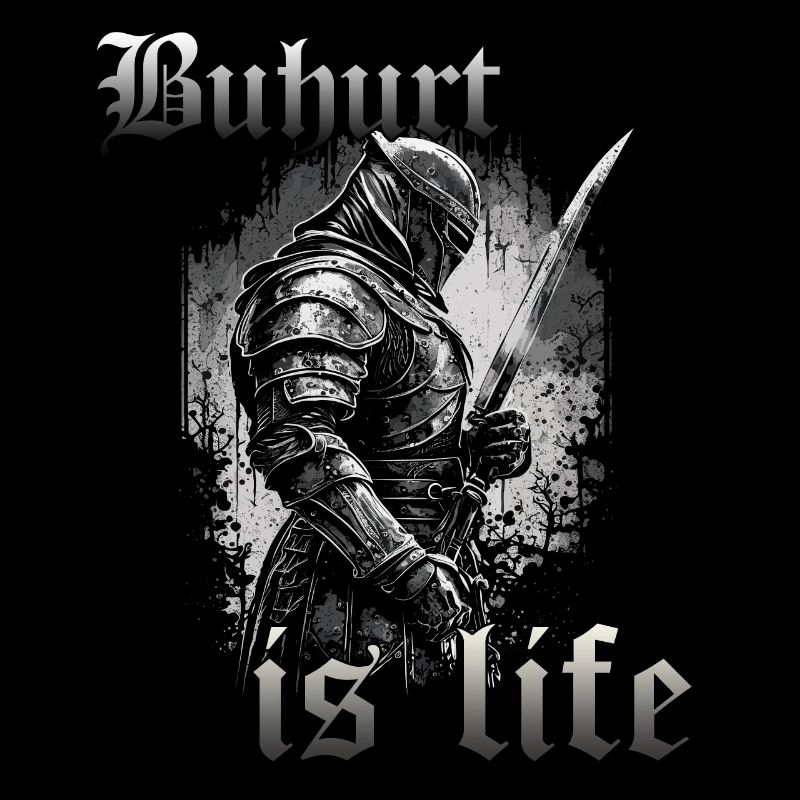 Dark Buhurt Knight Competition Tournament Warrior