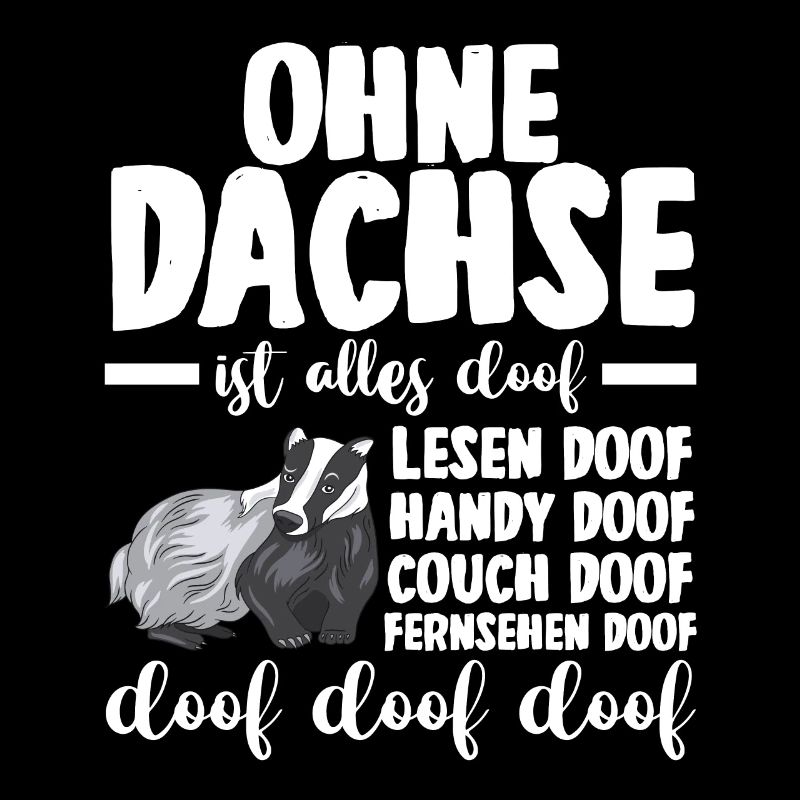 Tiermotiv Dachs