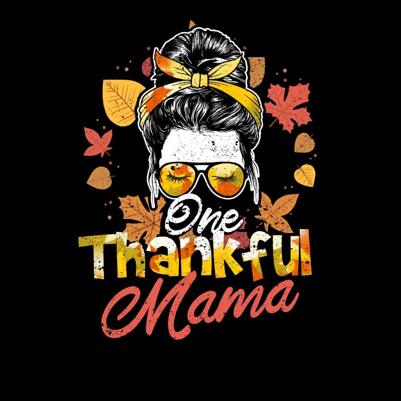 Eine dankbare Mama lustig Herbst Herbst