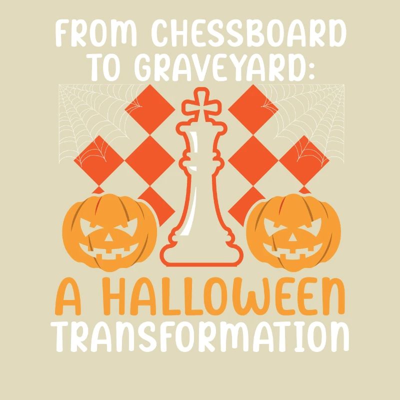 Schach Halloween Süßes oder Saures Schachbrettspiel