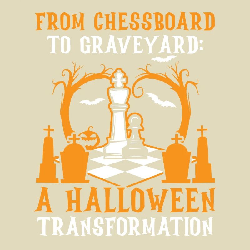 Schach Halloween Süßes oder Saures Schachbrettspiel
