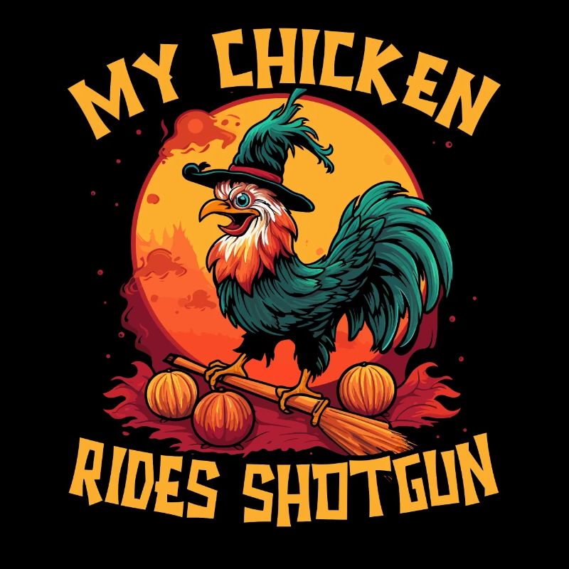 Hühnchen Halloween Süßes oder Saures Hühnerbauer