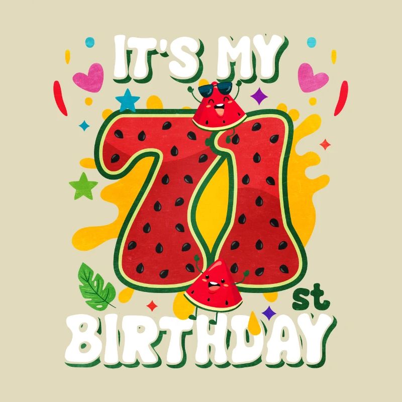 71e anniversaire Pastèque