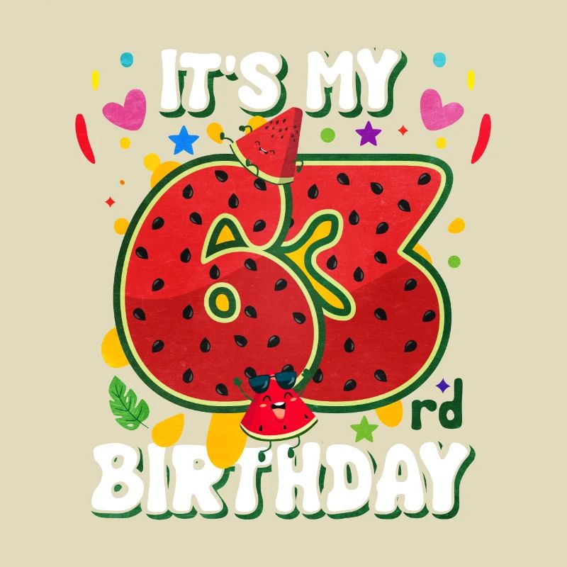 63e anniversaire Pastèque