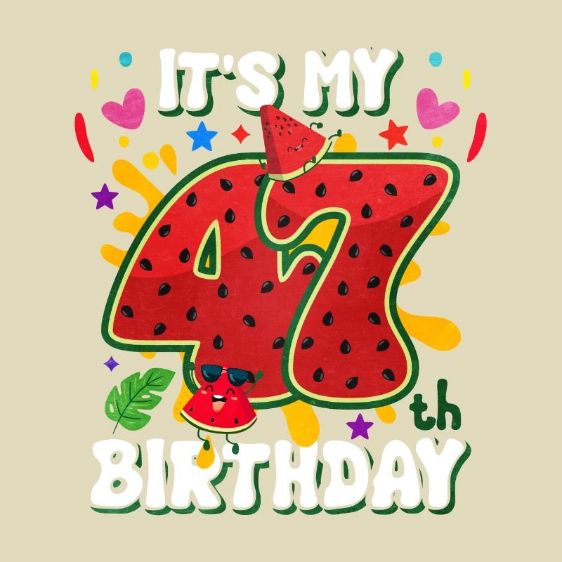 47e anniversaire Pastèque