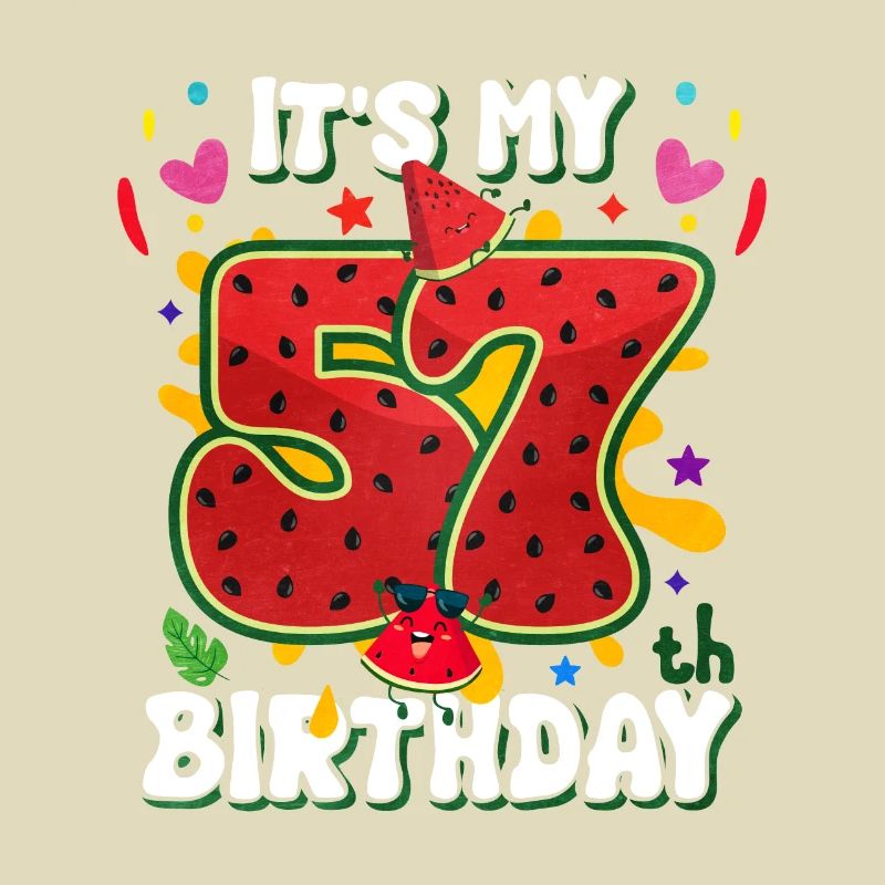 57e anniversaire Pastèque
