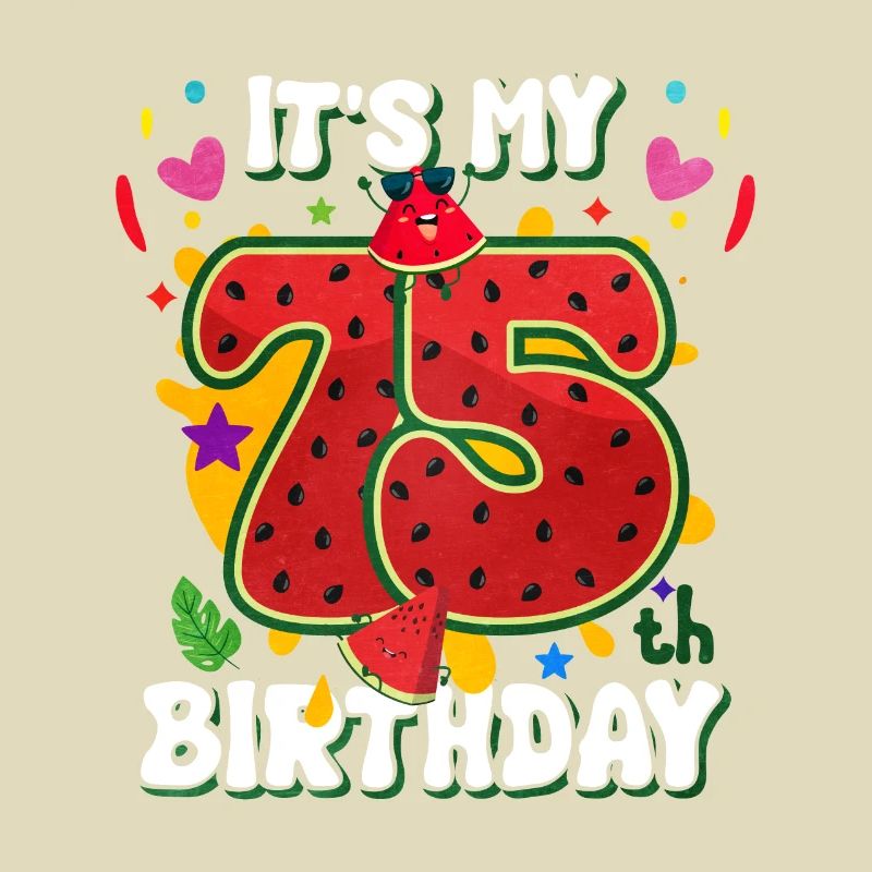 75e anniversaire pastèque