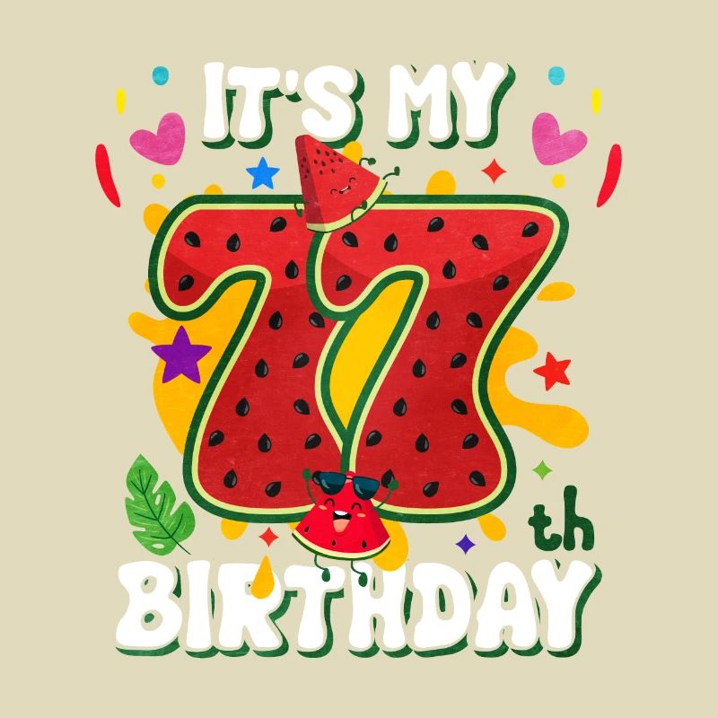 77e anniversaire Pastèque