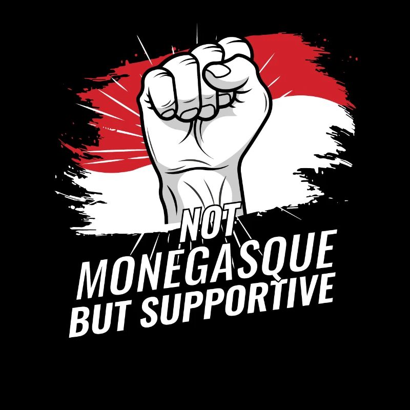 Pays non monégasque mais solidaire du drapeau monégasque