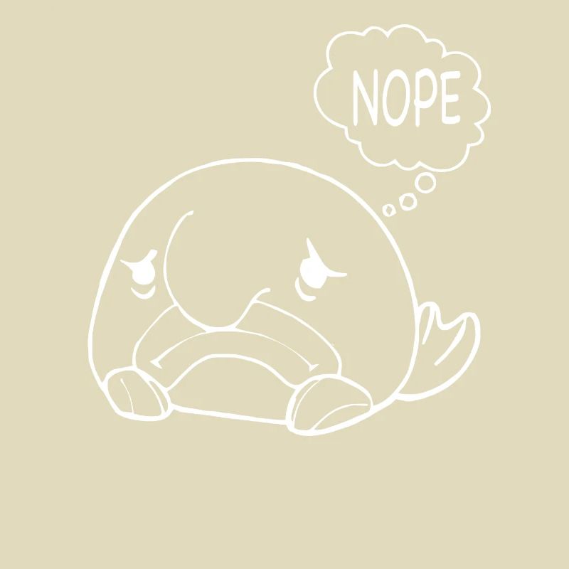 Blobfish Costume - Ugly Blob Fish Face -