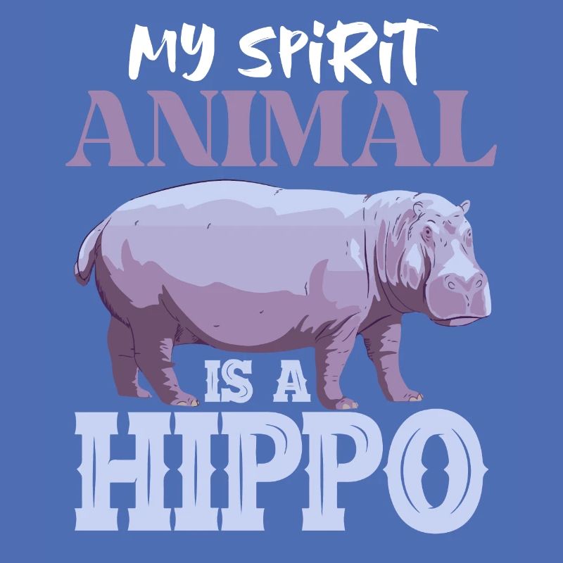 Nilpferd Mama Mein Krafttier Ist Ein Nilpferd