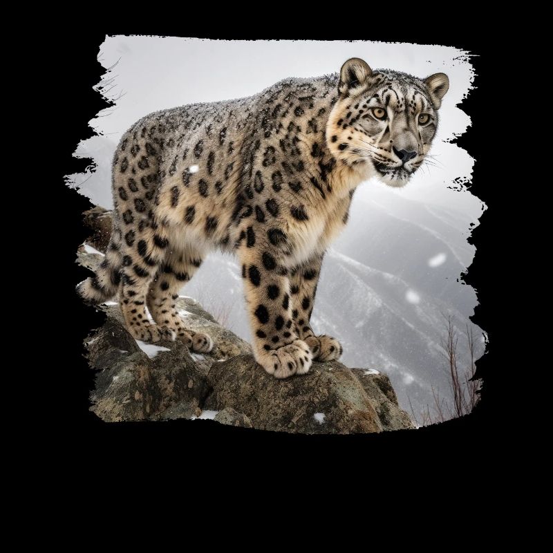 Léopard des neiges Léopard des neiges
