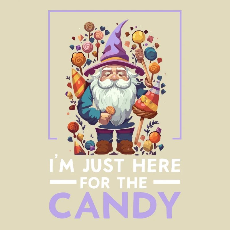 Gartenzwerg Halloween Süßes oder Saures Gärtner