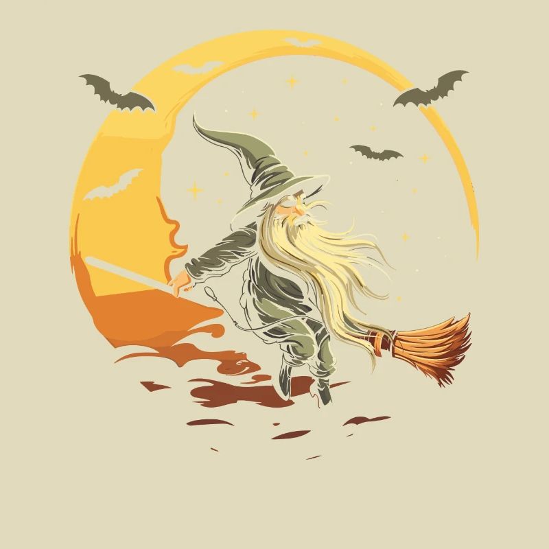 Gartenzwerg Halloween Süßes oder Saures Gärtner