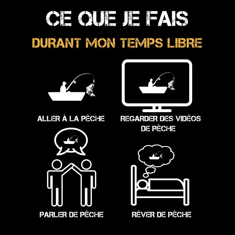 pêche barque temps libre humour